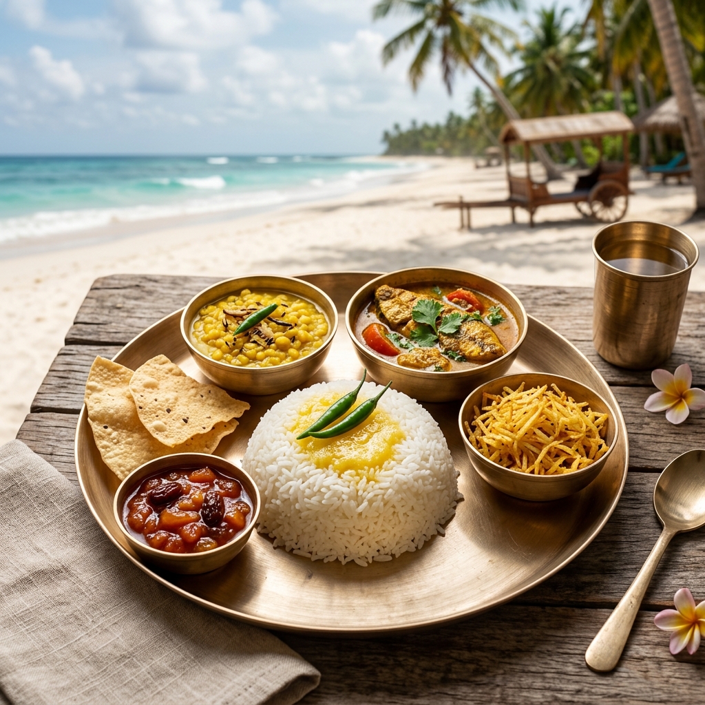 Lunch Bengali Fish Thali