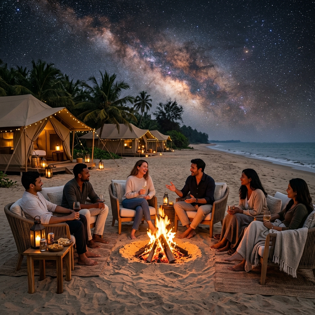Starlit Campfire Magic